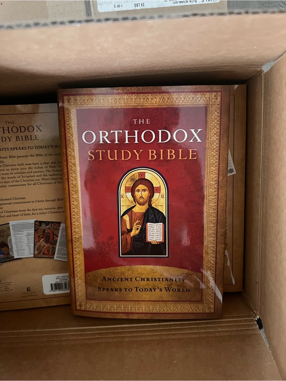 The Orthodox Study Bible - Red and Gold Cover - Thomas Nelson